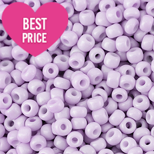 Rocailles 8/0 (3mm) Lilac