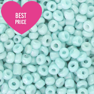 Rocailles 8/0 (3mm) Tiffany blue
