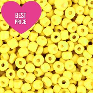 Rocailles 8/0 (3mm) Bold neon yellow