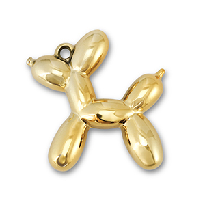 Statement hangers balloon dog Gold