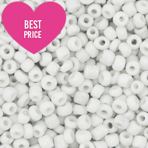 Rocailles 12/0 (2mm) White