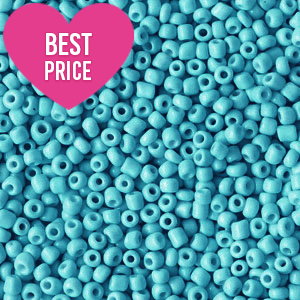 Rocailles 12/0 (2mm) Light blue