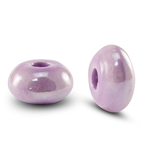Grieks keramiek DQ rondel Lavender purple