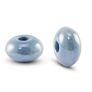 Grieks keramiek DQ rondel Brisk blue