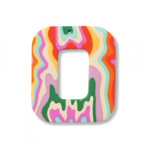 Hangers van polymeer square Multicolour