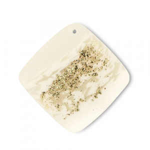 hangers van polymeer rhombus Off white-beige-gold