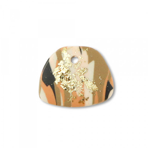 hangers van polymeer trapezium Brown-pink-white-gold