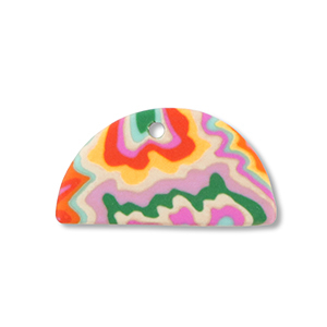 hangers van polymeer semicircle Multicolour