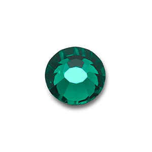 Preciosa SS34 flat back Emerald