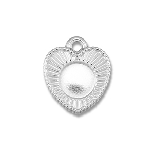 BY31&reg; Bedels van Stainless steel Roestvrij staal (RVS) met setting voor SS30 flatback Silver
