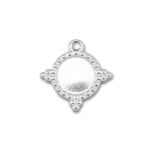 BY31&reg; Bedels van Stainless steel Roestvrij staal (RVS) met setting voor SS16 flatback Silver
