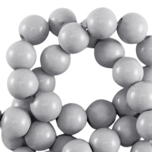 18 mm kralen van acryl shiny Grey
