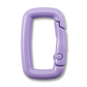 Gekleurde onderdelen voor sleutelhanger rectangle Purple
