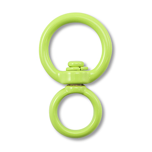 Gekleurde onderdelen voor sleutelhanger round Green