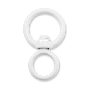 Gekleurde onderdelen voor sleutelhanger round White