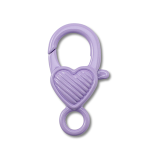 Gekleurde onderdelen voor karabijnslot heart Purple