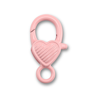 Gekleurde onderdelen voor karabijnslot heart Pink