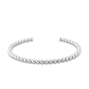 Armbanden van Stainless steel Roestvrij staal (RVS) bangle Silver
