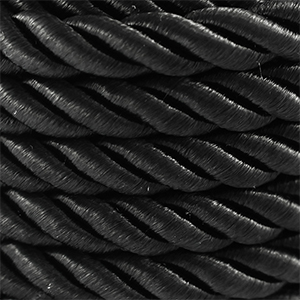 Musthave koord twisted 10mm Black