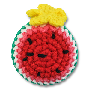 Watermelon gehaakt Red-white-green