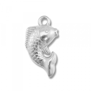 Bedels van Stainless steel Roestvrij staal (RVS) fish Silver