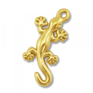 Bedels van Stainless steel Roestvrij staal (RVS) lizard Gold