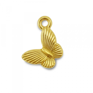 Bedels van Stainless steel Roestvrij staal (RVS) butterfly Gold