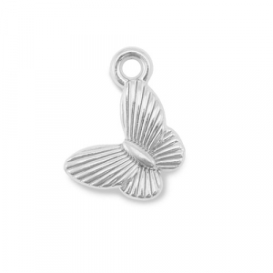 Bedels van Stainless steel Roestvrij staal (RVS) butterfly Silver