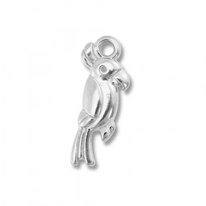 Bedels van Stainless steel Roestvrij staal (RVS) parrot Silver