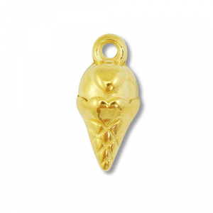 Bedels van Stainless steel Roestvrij staal (RVS) ice lolly Gold