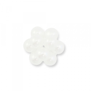 Hanger van parels flower White