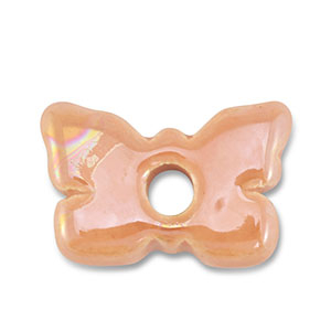 Grieks keramiek DQ butterfly Coral peach