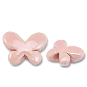 Grieks keramiek DQ butterfly Light pink
