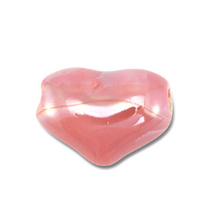 Grieks keramiek DQ heart Mauve pink