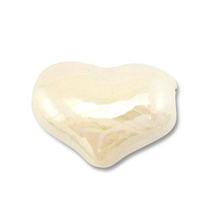 Grieks keramiek DQ heart Off white