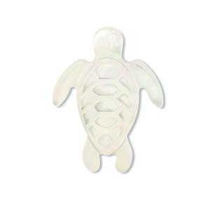 Schelp kralen turtle White (natuurlijke kleur schelp)