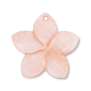 Schelp hanger flower Peach pink