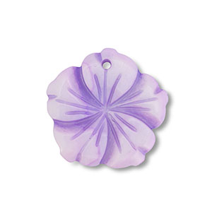 Schelp hanger flower Purple