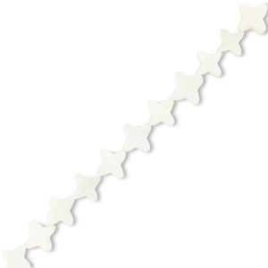 Schelp kralen star Off white