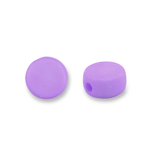 Kralen acryl disc Lavender
