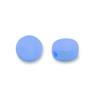Kralen acryl disc Blue