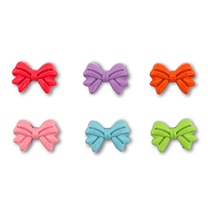 Metaal kralen enamel bow Multicolour