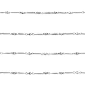 Benodigdheden van Stainless steel Roestvrij staal (RVS) jasseron rod with ball Silver