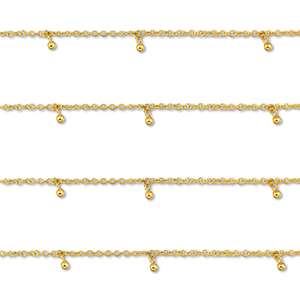 Benodigdheden van Stainless steel Roestvrij staal (RVS) jasseron with ball Gold
