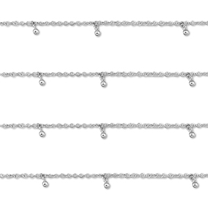 Benodigdheden van Stainless steel Roestvrij staal (RVS) jasseron with ball Silver