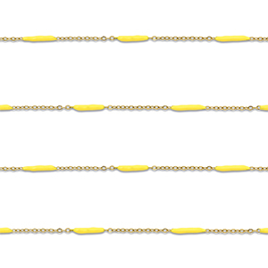Benodigdheden van Stainless steel Roestvrij staal (RVS) jasseron with rod Gold-yellow