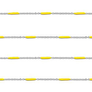 Benodigdheden van Stainless steel Roestvrij staal (RVS) jasseron with rod Silver-yellow