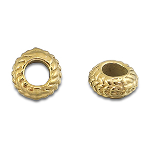 Kralen van Stainless steel Roestvrij staal (RVS) spacer 8mm Gold