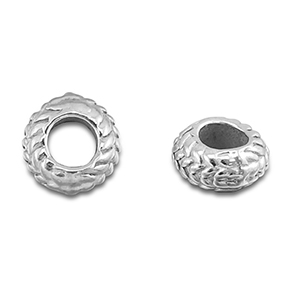 Kralen van Stainless steel Roestvrij staal (RVS) spacer 8mm Silver