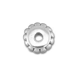 Kralen van Stainless steel Roestvrij staal (RVS) spacer 5mm Silver